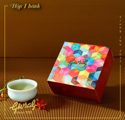 HỘP ĐỰNG 1 BÁNH TRUNG THU GIVRAL MIỄN PHÍ